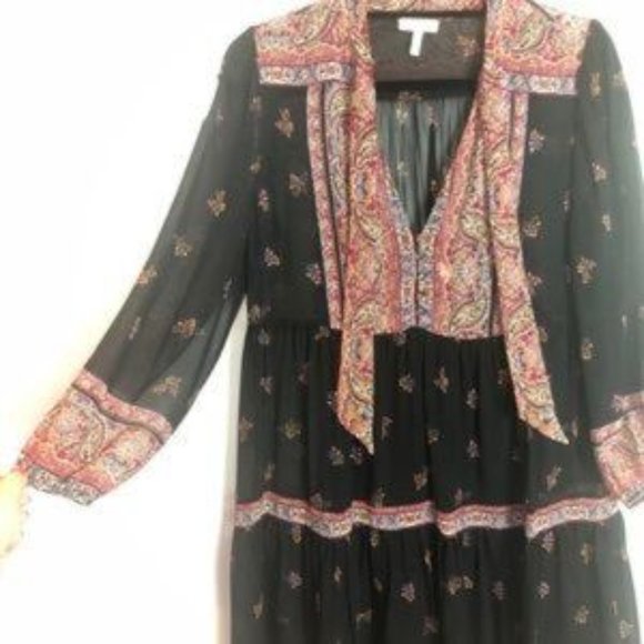 Joie, Alpina Silk Dress in Caviar - Picture 7 of 8